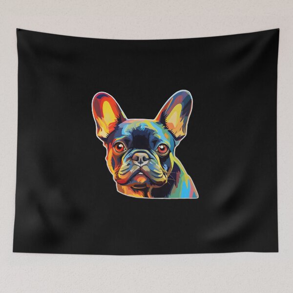 Item preview, French Bulldog in WPAP style designed and sold by CUTEDOGGIEZ.