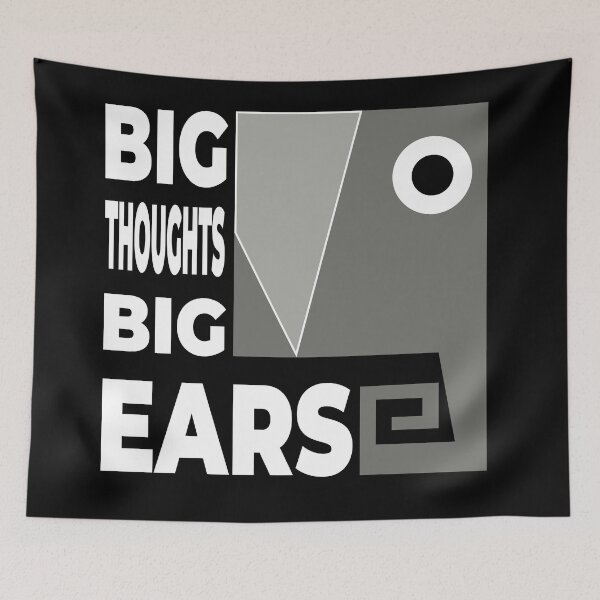 Item preview, Big Thoughts, Big Ears designed and sold by Juliusz Żełudkowski.