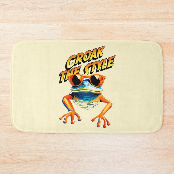 Item preview, Chill Frog with Shades - Hip and Stylish Amphibian Illustration designed and sold by ironpalette.