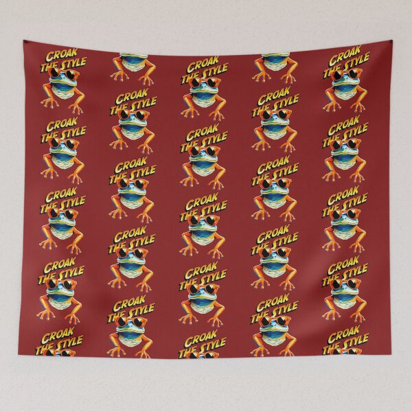 Item preview, Chill Frog with Shades - Hip and Stylish Amphibian Illustration designed and sold by ironpalette.