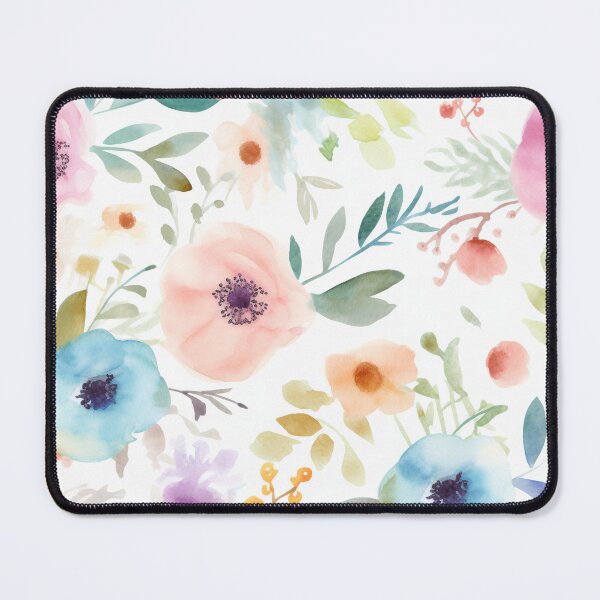 Item preview, Pastel Watercolor Flowers designed and sold by Hashola Designs.