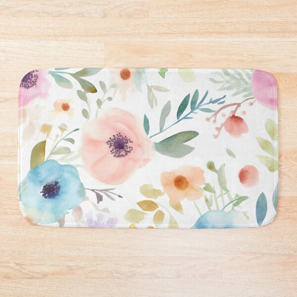 Item preview, Pastel Watercolor Flowers designed and sold by Hashola Designs.