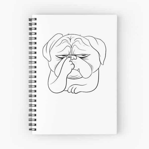 Item preview, bored pug designed and sold by KrustyKrafty.