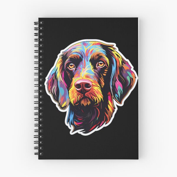 Item preview, German Wirehaired Pointer in WPAP style designed and sold by CUTEDOGGIEZ.