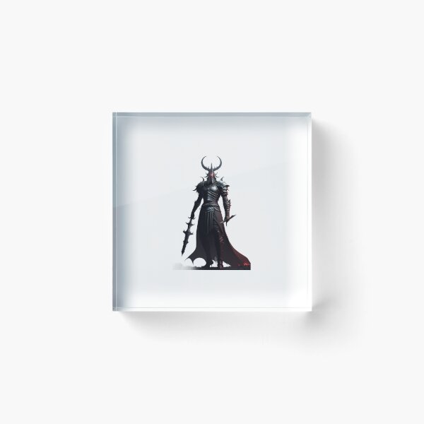 Item preview, Dark fantasy demonic knight designed and sold by Wxjtecki.