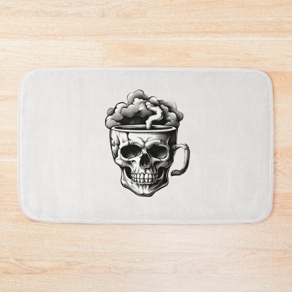Item preview, skull coffee designed and sold by CountryVanilla.