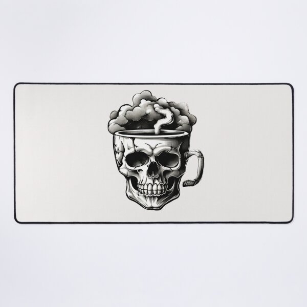 Item preview, skull coffee designed and sold by CountryVanilla.