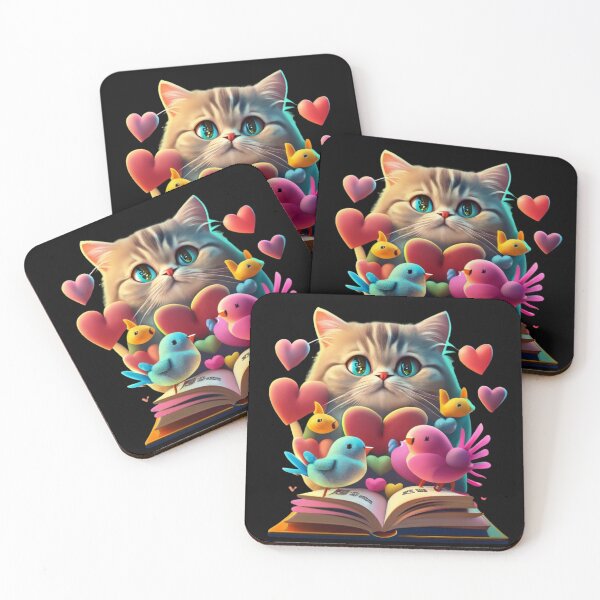 Item preview, Cat Romances Reading Hearts Cat With Heart Love Cat With Book Cute Cat Reading Book Funny Gifts For Cat Lovers Funny Gifts For Book Lovers Funny Gifts For Romances and Cat Lovers Book Girly designed and sold by MatthewViews.