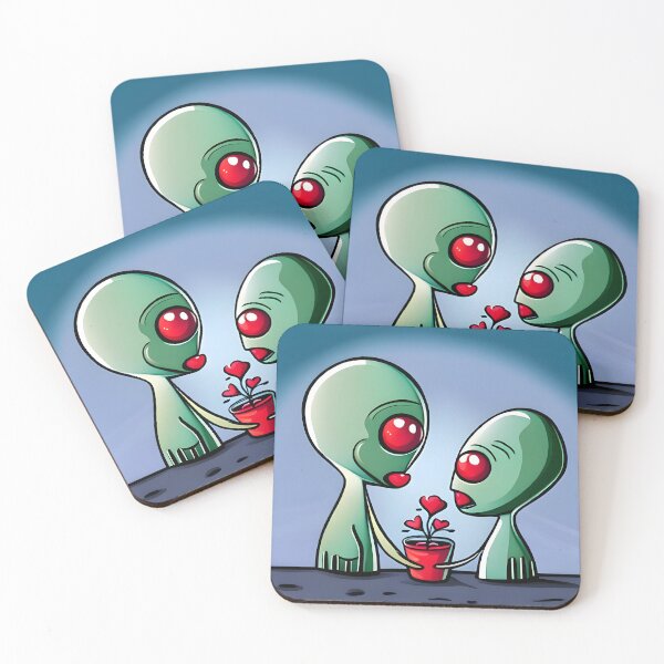 Item preview, Love Across the Cosmos: Valentine's Day Extraterrestrial Encounter VD02 designed and sold by HAYKA PRIME SHOP MARKET PLACE.