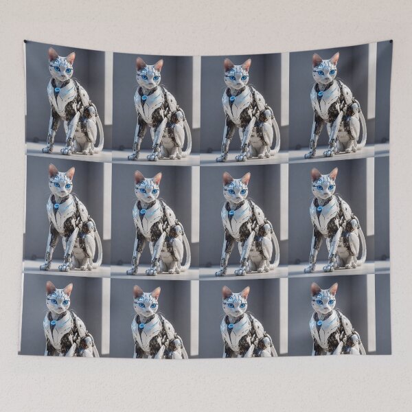 Item preview, Robotic Cat designed and sold by Bunmigraphics .