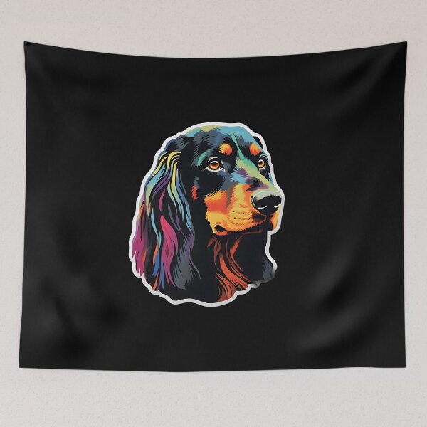 Item preview, Gordon Setter in WPAP style designed and sold by CUTEDOGGIEZ.