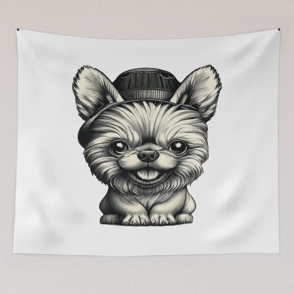 Item preview, Cute dog in a hat designed and sold by MagelliShop.