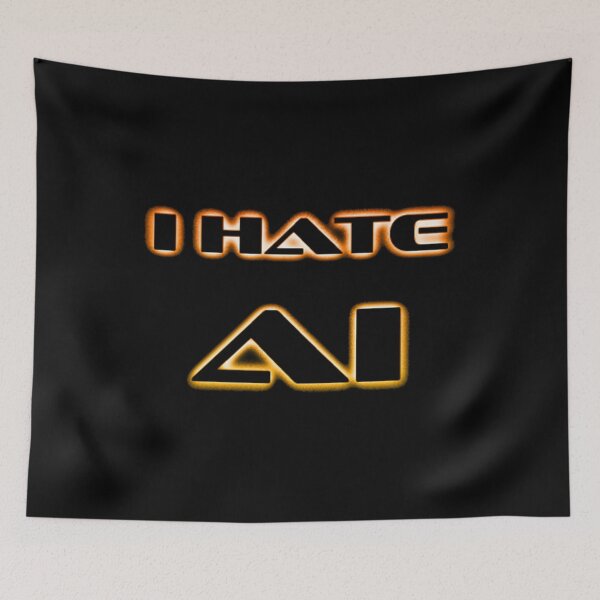 Item preview, I hate Ai neon designed and sold by TimeBender.
