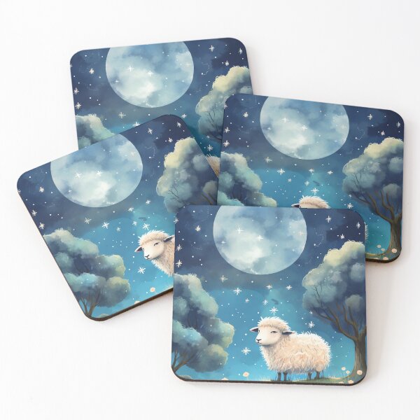 Item preview, Moonlit Meadow Serenity designed and sold by cute-animals99.