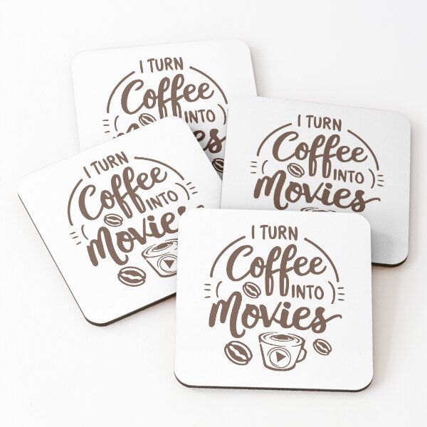 Item preview, I Turn Coffee Into Movies Coffee lover Gift designed and sold by Verycutethings.