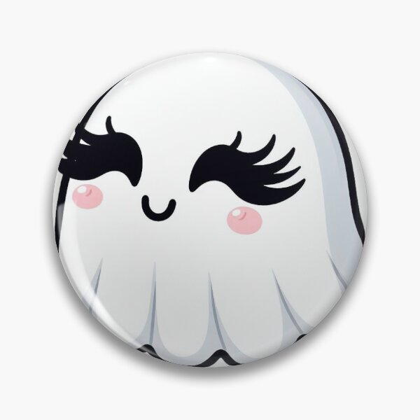 Item preview, Blushing Ghost With big Eyelashes designed and sold by ISIKPK.