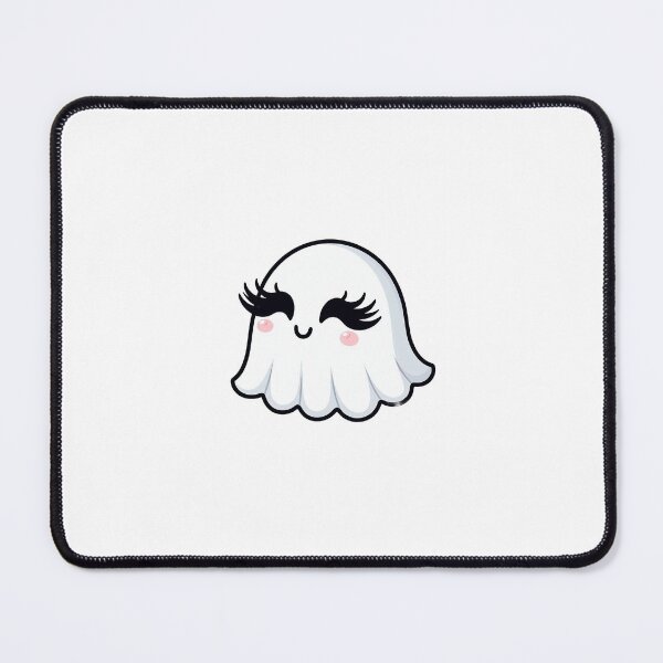 Item preview, Blushing Ghost With big Eyelashes designed and sold by ISIKPK.