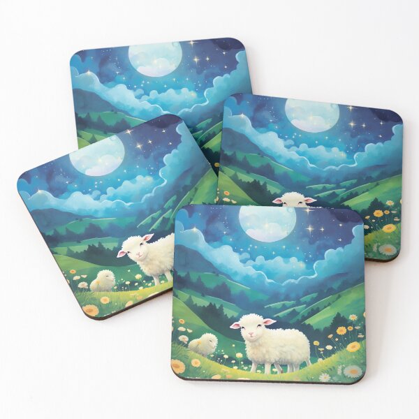 Item preview, Moonlit Meadow Delight designed and sold by cute-animals99.