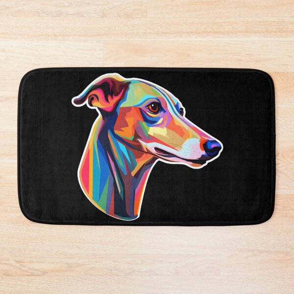 Item preview, Greyhound in WPAP style designed and sold by CUTEDOGGIEZ.