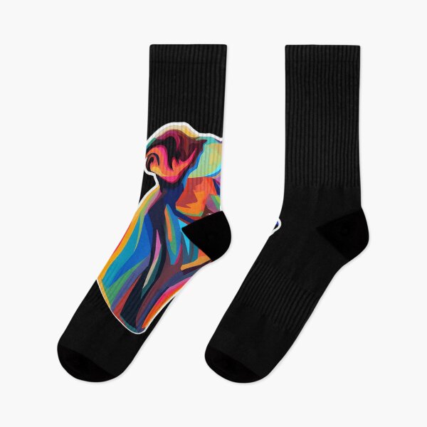 Item preview, Greyhound in WPAP style designed and sold by CUTEDOGGIEZ.
