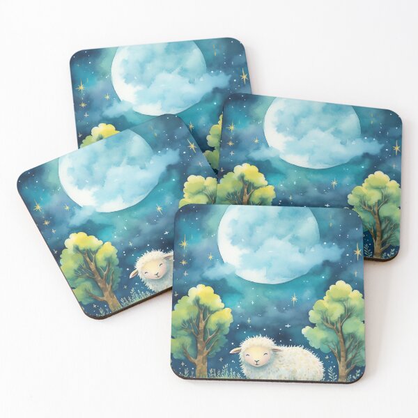 Item preview, Moonlit Meadow Scene designed and sold by cute-animals99.