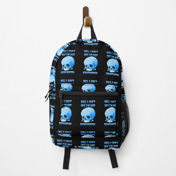 Item preview, Well I Can't Say I'm Not Disappointed Blue Skull Shirt Design by Zeesdesign on Redbubble designed and sold by ZEESDESIGN.