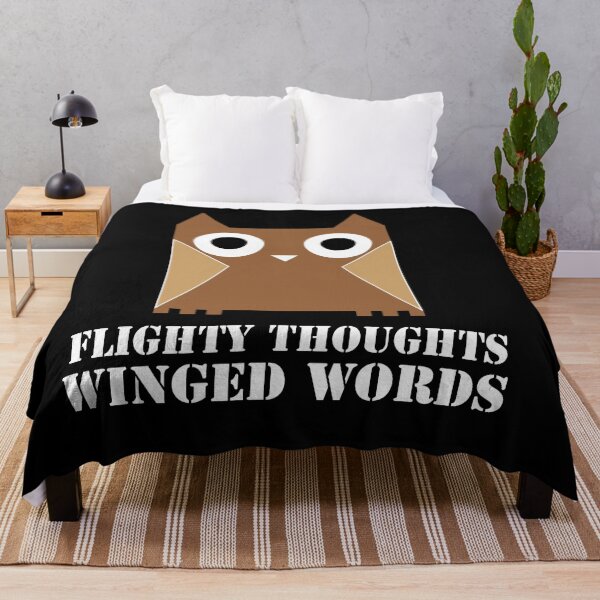 Item preview, Flighty Thoughts,, Winged Words designed and sold by Juliusz Żełudkowski.