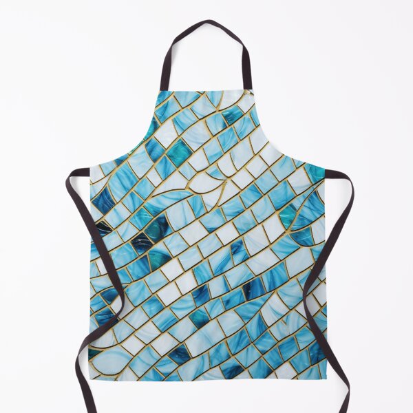 Item preview, White Blue Ceramic Tile designed and sold by GrinGalore.
