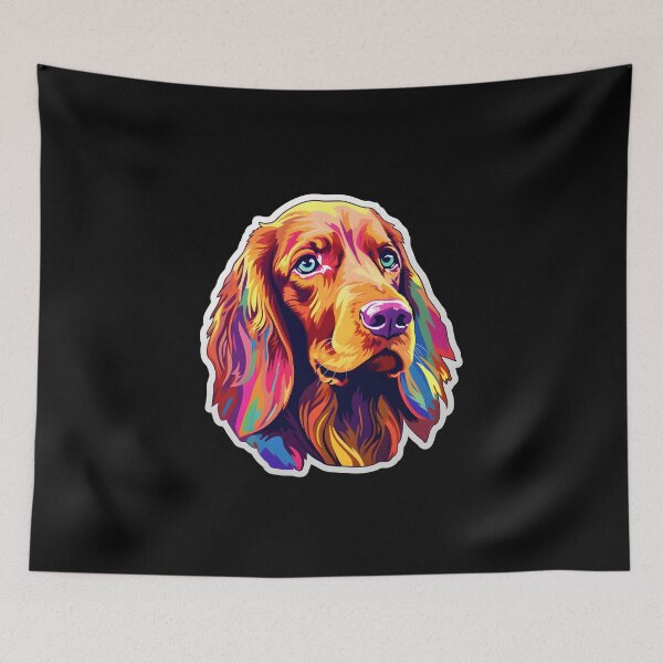 Item preview, Irish Setter in WPAP style designed and sold by CUTEDOGGIEZ.