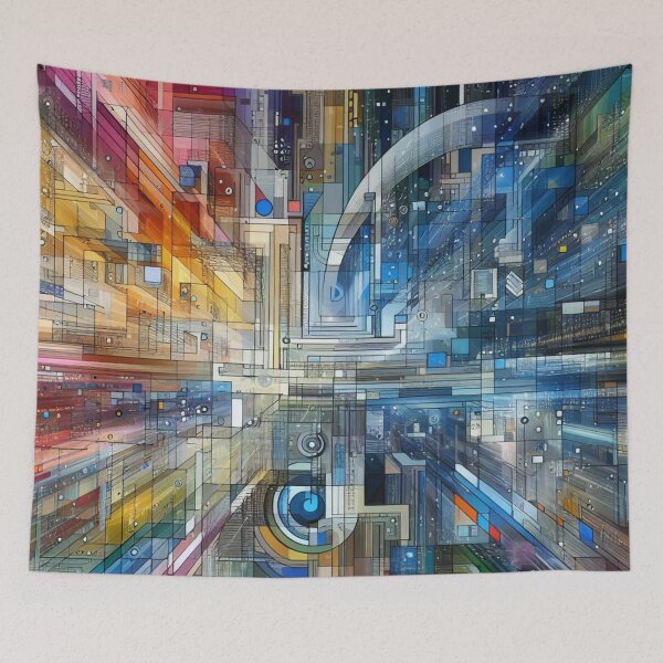 Item preview, Geometric Harmony of color and shapes designed and sold by Lyavalio.