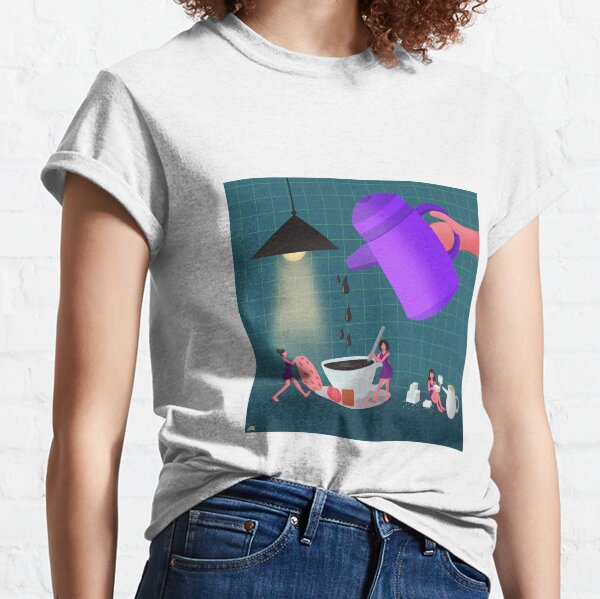 Vista previa del artículo con la obra «Café Hadas», diseñado y vendido por A.Karina Illustration.