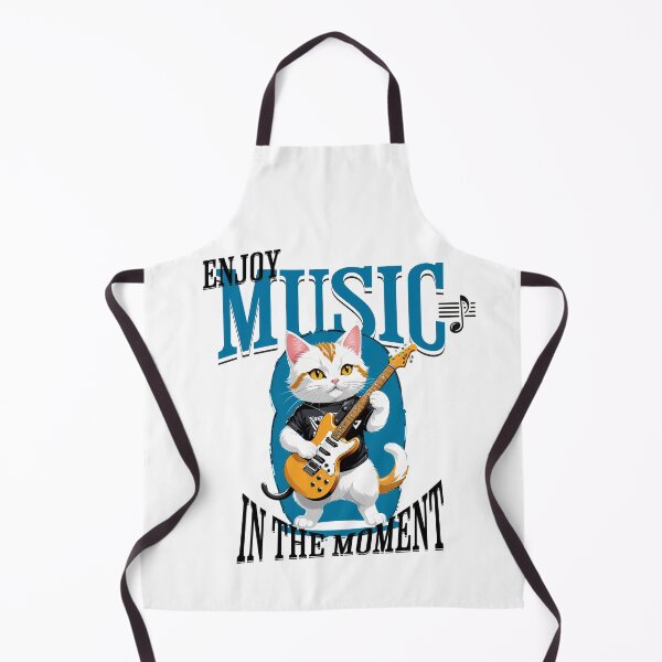 Item preview, Feline Melodies: Cats with Guitar in Retro Digital Art designed and sold by Artedig.