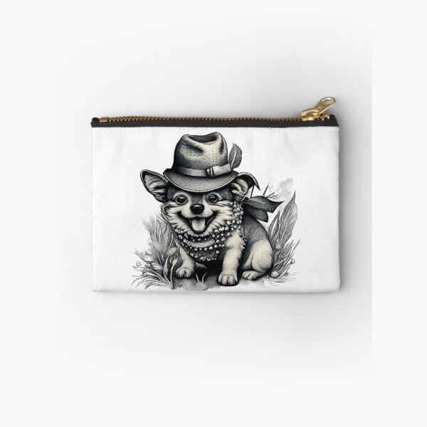 Item preview, A charming, smiling dog in a hat designed and sold by MagelliShop.