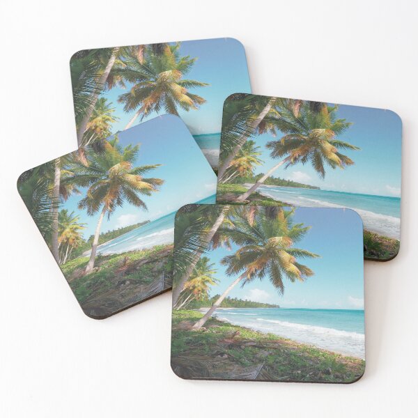 Item preview, Mexican Beach With Palm Trees designed and sold by RelaxingEscapes.