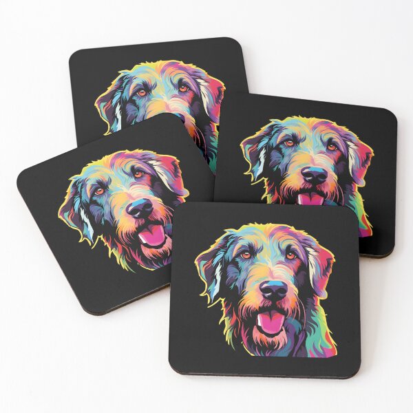 Item preview, Irish Wolfhound in WPAP style designed and sold by CUTEDOGGIEZ.