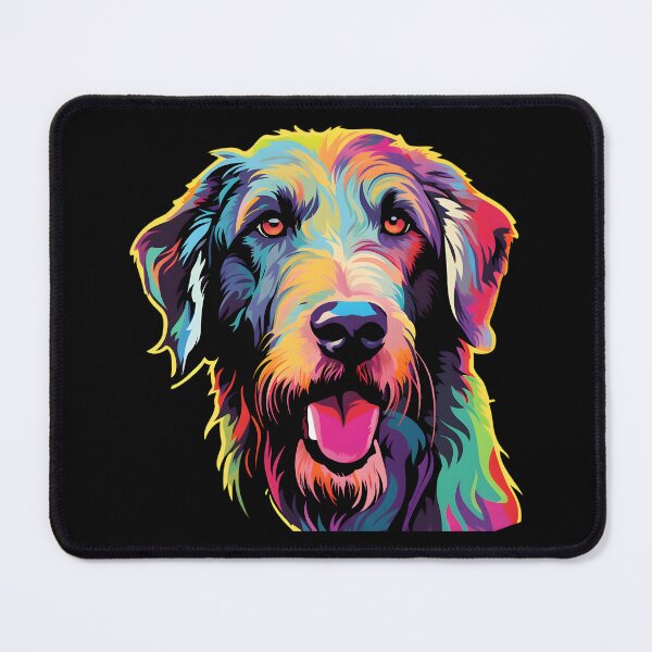 Item preview, Irish Wolfhound in WPAP style designed and sold by CUTEDOGGIEZ.