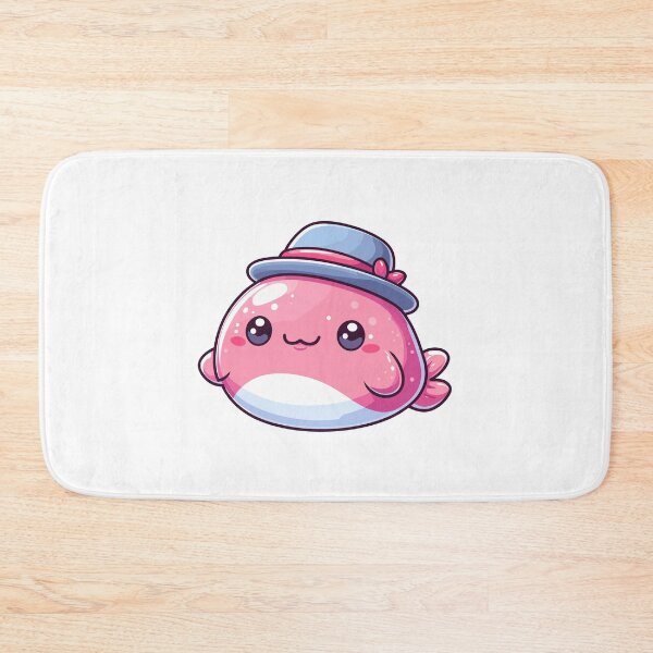Item preview, Blobfish with Hat designed and sold by ArtfulWeave.