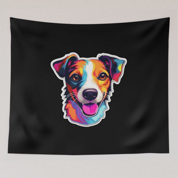 Item preview, Jack Russell Terrier in WPAP style designed and sold by CUTEDOGGIEZ.