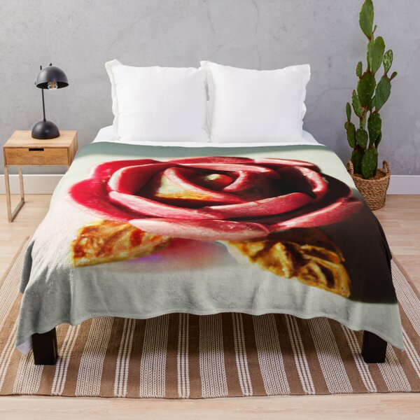 Item preview,  Merging Nature and Pixels in Red Rose designed and sold by jackbermess.