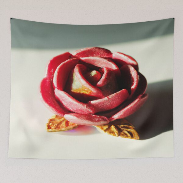 Item preview,  Merging Nature and Pixels in Red Rose designed and sold by jackbermess.