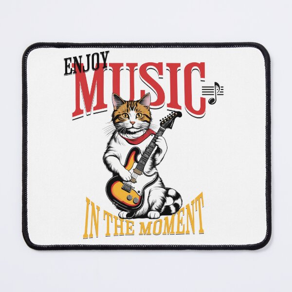 Item preview, Feline Chords: Cats and Guitars in Vintage Digital Art designed and sold by Artedig.