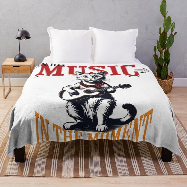 Item preview, Feline Songs: Retro Digital Art with Cats and Guitars designed and sold by Artedig.