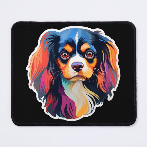 Item preview, Japanese Spaniel in WPAP style designed and sold by CUTEDOGGIEZ.
