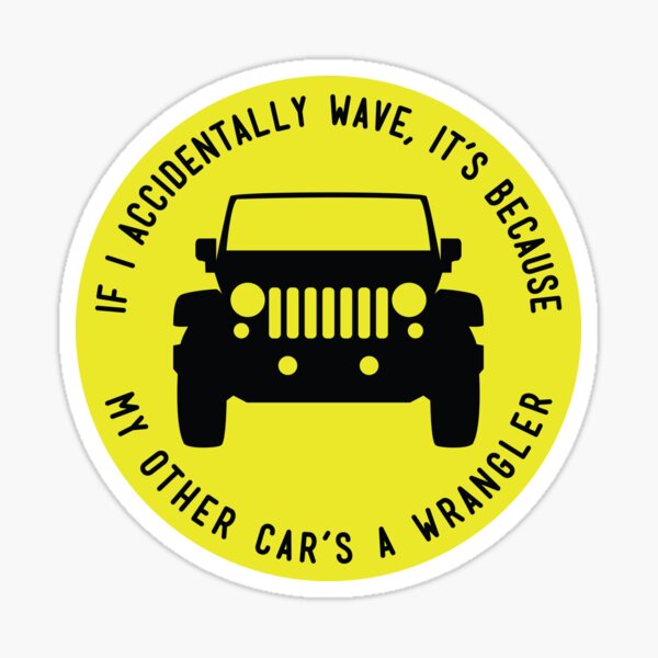 My Other Car is a Jeep Wrangler sticker Sticker