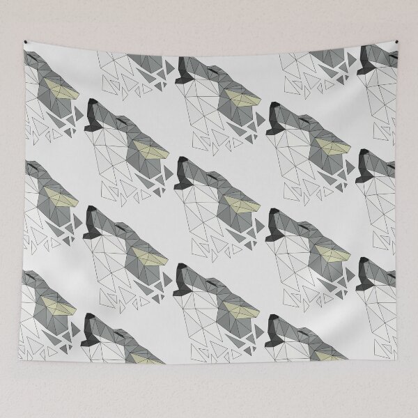 Item preview, Geometric Wolf designed and sold by Aweberry.