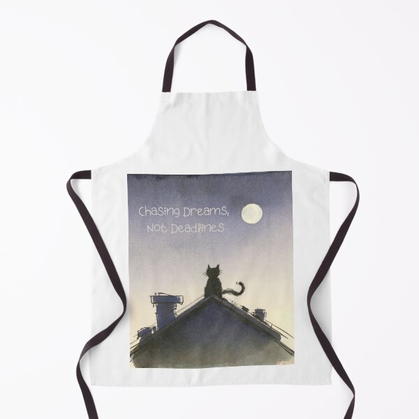Item preview, Chasing dreams not deadlines - for dream followers and cat lovers designed and sold by StalmaskyArt.