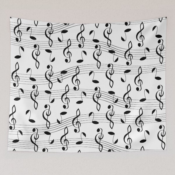 Item preview, Musical pattern with notes designed and sold by Danler.