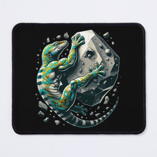 Item preview, Bouldering Gecko Muscles Gift designed and sold by Pineapple-Tree.