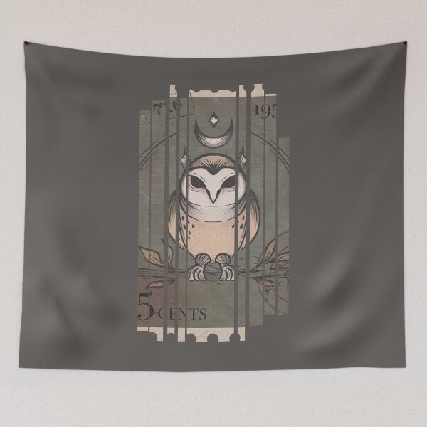 Item preview, Vintage Owl Stamp designed and sold by Sershni.