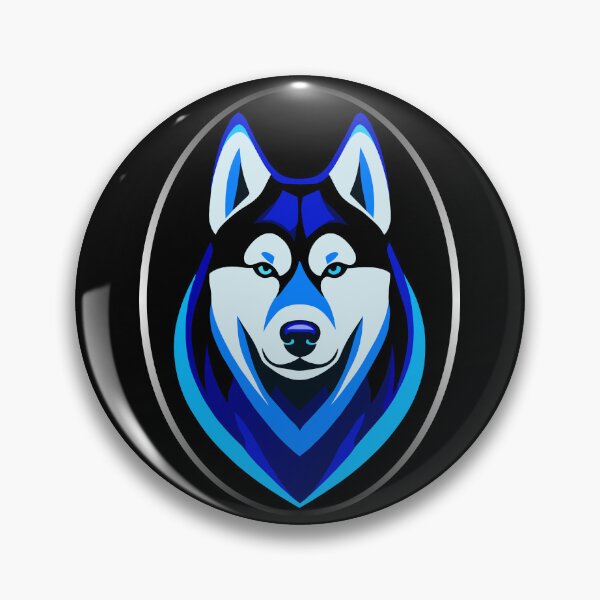 Artikelvorschau, Porträt eines Husky, arktische Schatten entworfen und verkauft von AgarutanPrint.
